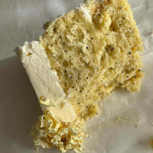 saltedrye lemon poppy seed spelt chiffon cake